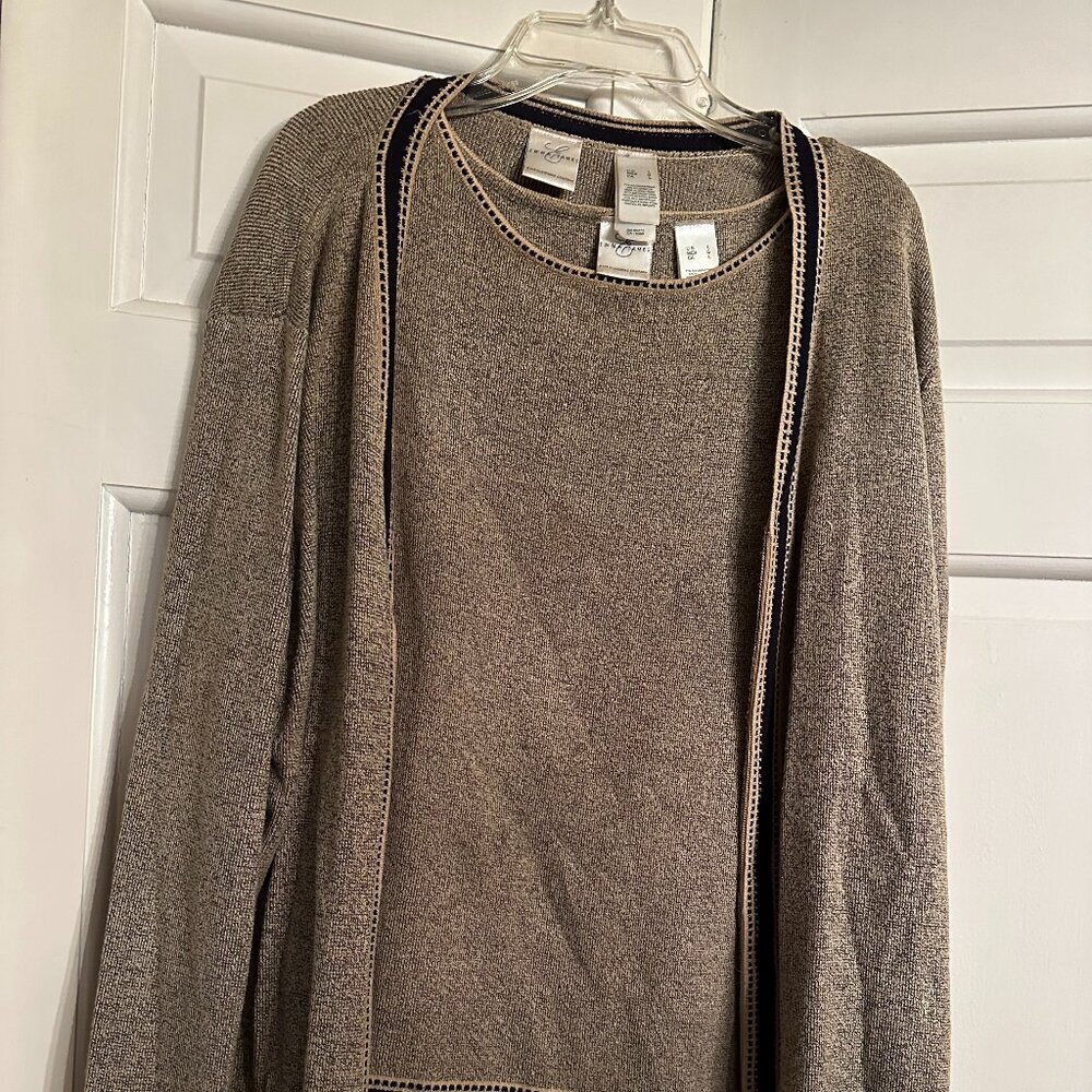 Cardigan & Tee Set